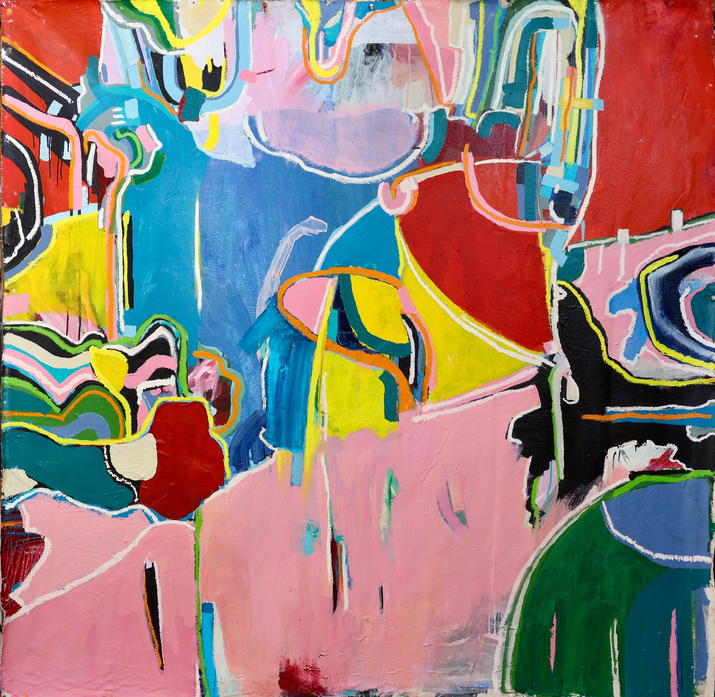 "Making Solid, Making Clear" - Canvas 20x20"
